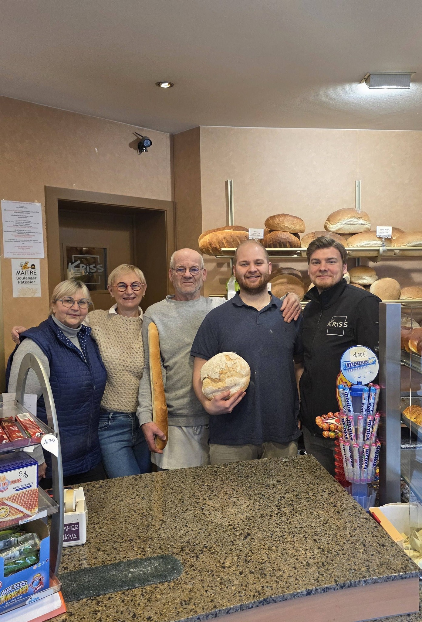 Notre boulanger au travail